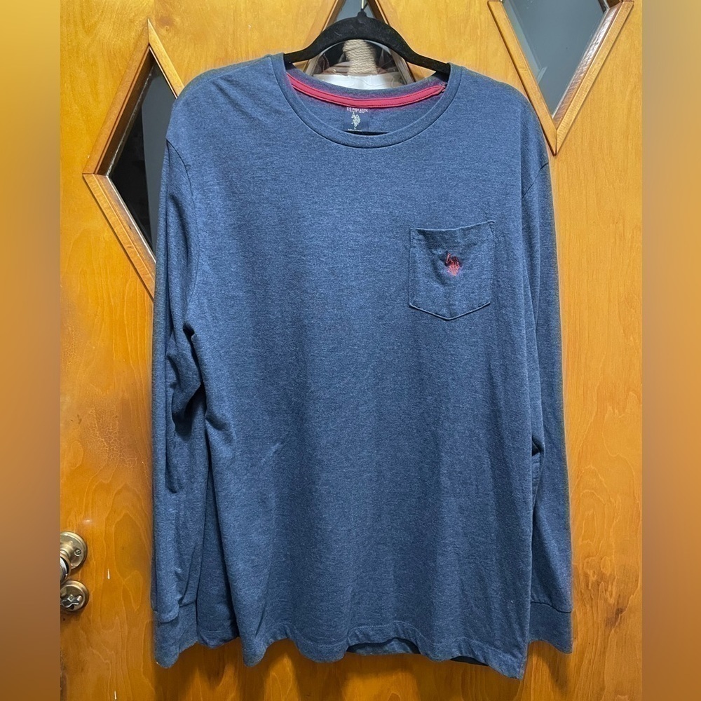 US Polo Association Long Sleeve Cotton Tee-Shirt